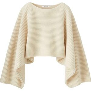 Uniqlo x Lemaire white cropped sweater